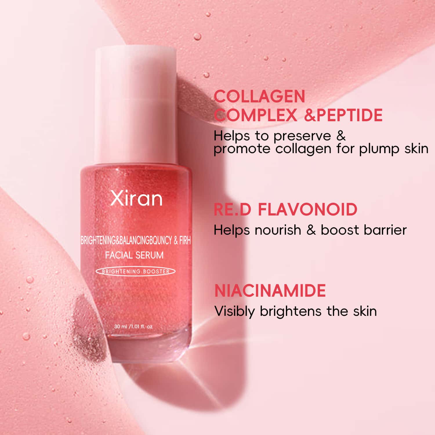 private label boost collagen facial serum